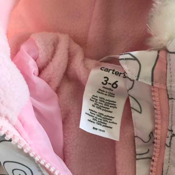 ✨SOLD✨ Carter’s Hooded Bunting - Picture 3 of 4